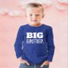 Big Brother Shirt for Toddler Promoted to Best Big Brother Announcement Baby Boys (US, Age, 6 Years, Charcoal Blue - Long Sleeve) view 3