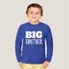 Big Brother Shirt for Toddler Promoted to Best Big Brother Announcement Baby Boys (US, Age, 6 Years, Charcoal Blue - Long Sleeve) view 4