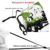 Niqqzit Motocross Dirt Bike Mask with Filter Breathable Face Mask Washable Balaclava Bandana Mouth Cover with Adjustable Ear Loops view 4