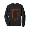 Come We Fly Basic Witch Broom Happy Halloween Sweatshirt view 1