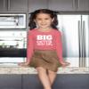 Big Sister Shirt Big Sister Announcement Toddler Shirts Promoted to Girls Outfit (Mauve - Long Sleeve, 10-12 Years) view 4