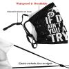 Niqqzit Motocross Dirt Bike Mask with Filter Breathable Face Mask Washable Balaclava Bandana Mouth Cover with Adjustable Ear Loops view 4