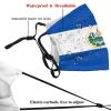 Niqqzit El Salvador Flag Mask with Filter Breathable Face Mask Washable Balaclava Bandana Mouth Cover with Adjustable Ear Loops view 4
