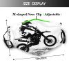Niqqzit Motocross Dirt Bike Mask with Filter Breathable Face Mask Washable Balaclava Bandana Mouth Cover with Adjustable Ear Loops view 2