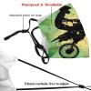 Niqqzit Motocross Dirt Bike Mask with Filter Breathable Face Mask Washable Balaclava Bandana Mouth Cover with Adjustable Ear Loops view 4