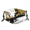 Niqqzit Motocross Dirt Bike Mask with Filter Breathable Face Mask Washable Balaclava Bandana Mouth Cover with Adjustable Ear Loops view 1