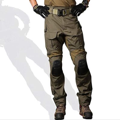 Emerson Gen3 Combat BDU Military Pants Duty Tactical Airsoft Pants with Knee Pad (Multicam Black, Medium)