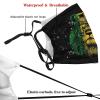 Niqqzit Lion Of Judah Rastafarian Reggae Ethiopian Lion Mask with Filter Breathable Face Mask Washable Balaclava Bandana Mouth Cover with Adjustable Ear Loops view 4
