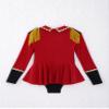 Manyakai Kids Girls Circus Ringmaster Jumpsuit Tailcoat Rompers Carnival Theme Party Fancy Dress up Red 14 Years view 4