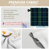 BaoNews Buffalo Plaid Tartan Kitchen Valances for Windows,Traditional Scottish Tiles Trendy Blackout Valances Curtains Multilayer Polyester Drapes for Kitchen Bedroom 2 Pack 52X18 Inches view 4