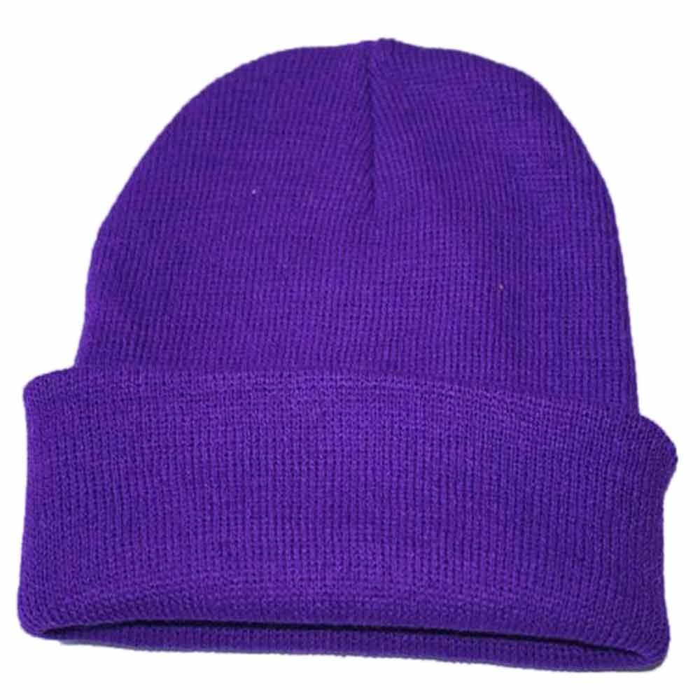 LIXIAO Men Women Stretchy Slouchy Beanie Skully Hat Winter Trendy Keep Warm Baggy Knitted Hip Hop Hats Outdoor Ski Cap