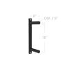 EAS1SOOPE Weight Plate Holder Wall Mounted Olympic Bumper Plate Storage Rack, Barbell Weight Plate Tree Rack for Garage Home Gym, Fit 2 Inch Olympic Plates (Color : 2-Peg) view 2
