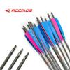 12pc Custom Length Carbon Arrows for 10-70 Lb Recurve Bow ID 6.2mm .244" 22-33 Inch Spine 250 300 340 400 500 600 700 800 Target Practice & Hunting Arrow Adult Youth Shooting view 4