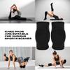 Queen Wear  Sleek Black  Pole Dance Knee Pads Perfect Woman Protection for Ballet Modern Dance and Indoor Sports (M) view 4