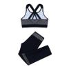 Moggemol Girls Printed Athletic Crop Top with Leggings Sets Jazz Hip Hop Workout Gymnastic Dance Outfit Gray 4 view 4