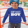Birthday boy Shirt Toddler Boys Outfit First Happy 2t 3t 4 Year Old 5 Kids 6th (Charcoal Blue - Long Sleeve, 5 Years) view 2