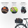 BASIL Bicycle Bag, Miles Trunk Bag, Professional MIK Compatible, 9-36L Waterproof view 2