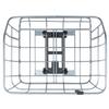 Basil Bicycle Basket, Portland, Rear Basket, MIK Compatible, 5.2 gal (25 L), Rear Use, Chrome view 4