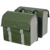BASIL Bicycle Bag Urban Road Double Panniers Bag 16.9 gal (46 L) Moss Green/Sand view 1