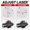 COSMOING Compact Red Laser Light Gun Light Combo, 600 Lumen Laser Sight Combo with Strobe Function for Pistol Handgun Rifles with Picatinny Rail Mount, CR123A Powered view 4
