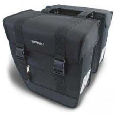 Basil B.V. Unisex Adult Tour Pannier Rack Bags, Black, 34 x 14 x 34 cm