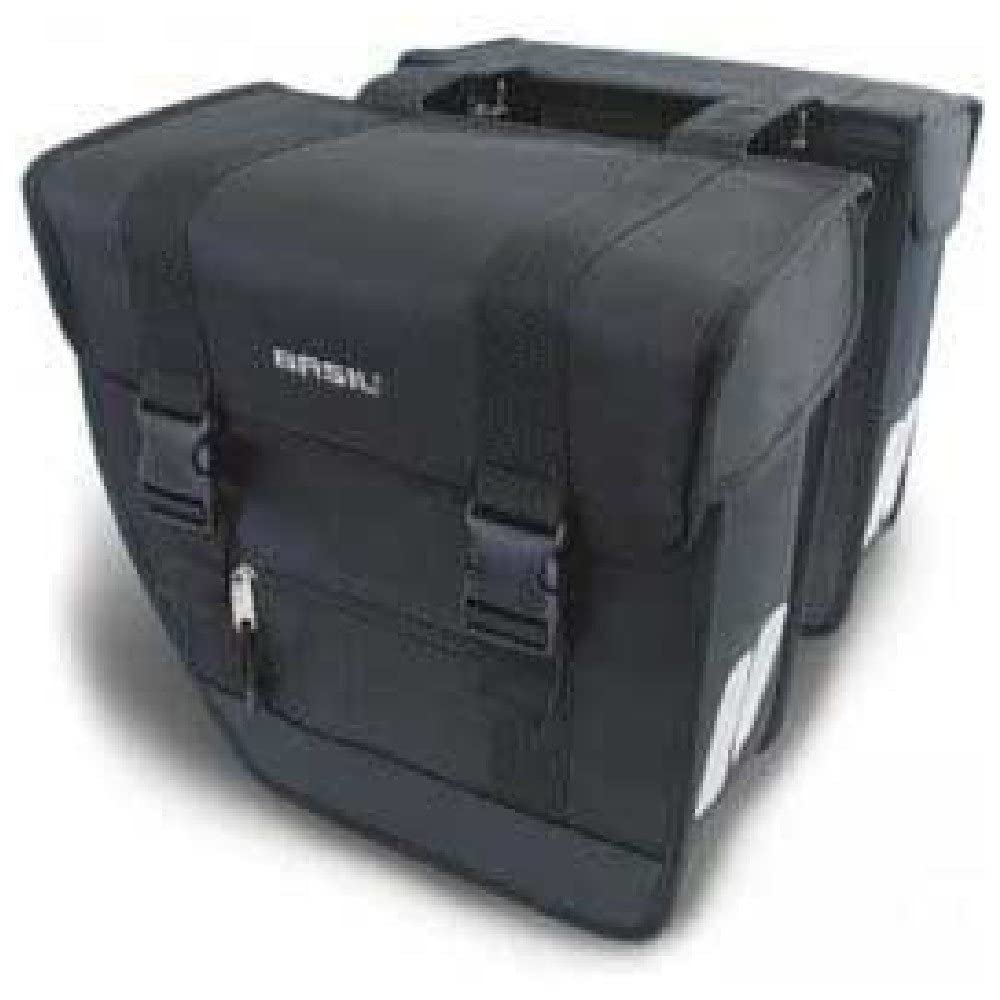 Basil B.V. Unisex Adult Tour Pannier Rack Bags, Black, 34 x 14 x 34 cm