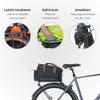 Basil Miles XL Pannier Rack Bag - Waterproof Bicycle Bag for Pannier Rack - Rear Bicycle Bags - 31 x 23 x 20 cm - Brown view 2