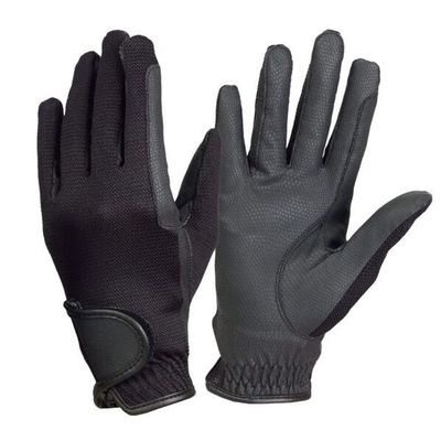 Ovation Summer Riding Gloves - Pro Grip, Black