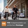 Basil Double Bicycle Bag City MIK Black 28-32 Litres City Mik 30 x 18 x 49 cm view 3