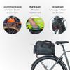 Basil Unisex - Adult Miles XL Pro Pannier Rack Bag, Black Orange, 9-36ltr view 2