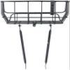 Basil Bicycle Basket, Portland, Front Basket, 6.6 gal (25 L), Front Use, Compatible with 0.5-0.5 inch (12-13 mm) Nut Stoppers, Matte Black view 1