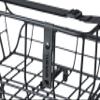 Basil Bicycle Basket, Portland, Front Basket, 6.6 gal (25 L), Front Use, Compatible with 0.5-0.5 inch (12-13 mm) Nut Stoppers, Matte Black view 3