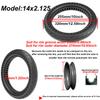1 Pcs Solid Tires Electric Bike Tyre Front or Rear Shock Absorber Non-Pneumatic Replacement Tire for 14 Inch Floding Electric Bicycle 14x2.125 view 4