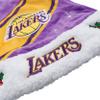 FOCO Los Angeles Lakers NBA High End Santa Hat view 2