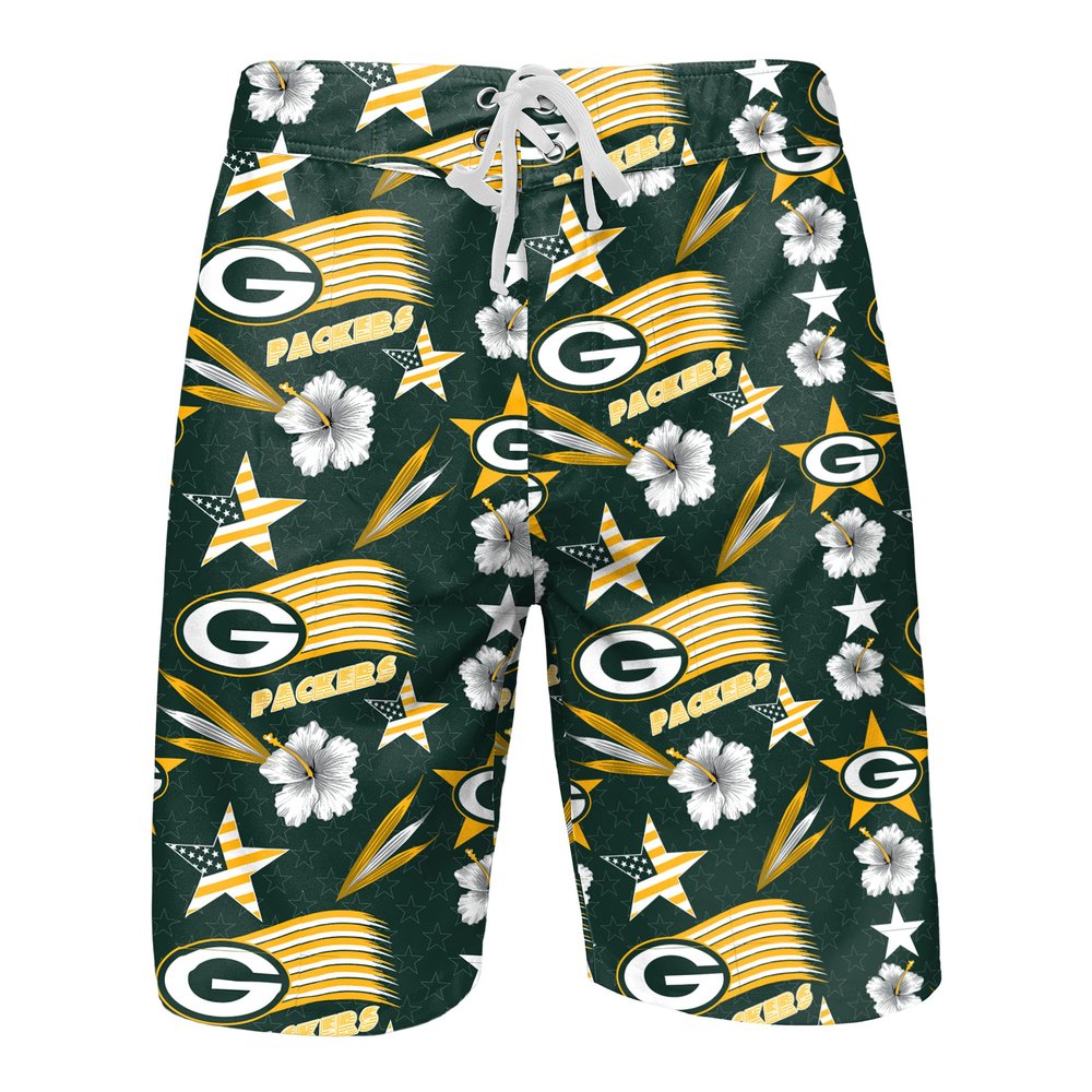 Green Bay Packers NFL Mens Americana Boardshorts - XXL