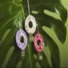Mud Pie Women's Dainty Earring Set, Cream, One Size view 4