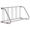 Retrospec Commercial Grid Bike Rack - Single & Double Sided - Bicycle Storage Stand for Garages, Stores, Schools & Universities Power Coated Steel - Silver 5 Bike/Single Sided view 1