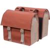 BASIL Bicycle Pannier Bag Urban Road Double Pannier Bag Terra Red/Rose view 1