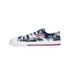 FOCO New England Patriots NFL Womens Low Top Tie Dye Canvas Shoes - 6 view 3