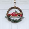 San Francisco 49ers NFL Wreath with Truck view 2