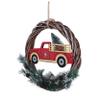 San Francisco 49ers NFL Wreath with Truck view 3