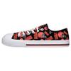 FOCO Cleveland Browns NFL Womens Low Top Repeat Print Canvas Shoes - 6 view 2