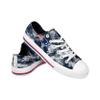 FOCO New England Patriots NFL Womens Low Top Tie Dye Canvas Shoes - 9