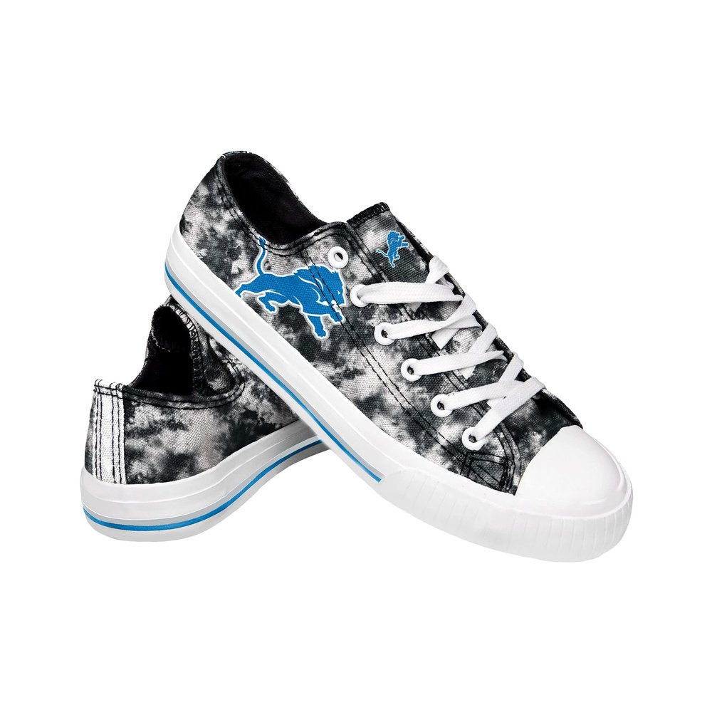FOCO Denver Broncos NFL Womens Low Top Tie Dye Canvas Shoes - 10