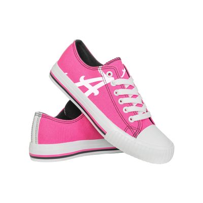 FOCO Alabama Crimson Tide NCAA Womens Highlights Low Top Canvas Shoe - 8