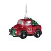 San Francisco 49ers NFL Blown Glass Truck Ornament view 2