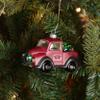 San Francisco 49ers NFL Blown Glass Truck Ornament view 3