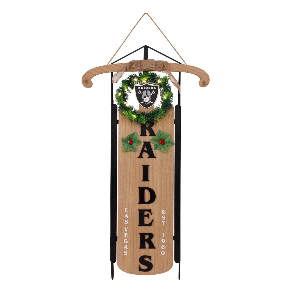 FOCO Las Vegas Raiders NFL Light Up Sled