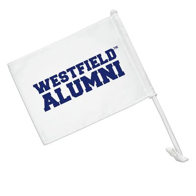 GRAPHICS & MORE Westfield State Owls Alumn Car Truck Flag with Window Clip On Pole Holder