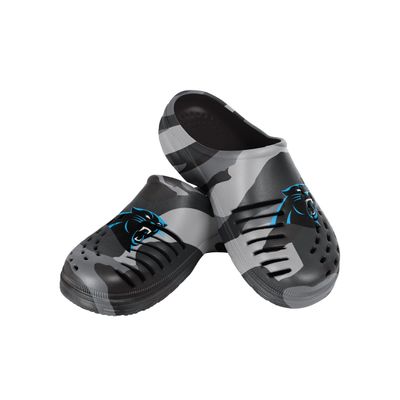 FOCO Carolina Panthers NFL Mens Tonal Camo Clog - S